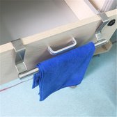 Handdoekenrek - Handdoek Houder Rek -  Deurhanger - Deurhaak Keuken - Roestvrijstalen badkamerrek