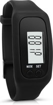 Stappenteller Zwart - Activity Tracker - Fitnessband - Afstandsmeter - Horloge voor Kinderen & Volwassenen - Armband Dames & Heren
