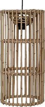 Bamboebaas hanglamp rotan bamboe (incl. snoer) - 25x50 cm