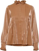 SAINT TROPEZ IBINASZ BLOUSE Mocca Maat-S