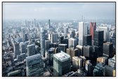 Luchtfoto van de moderne wolkenkrabbers in Toronto - Foto op Akoestisch paneel - 120 x 80 cm