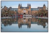 I Am Amsterdam letters voor het Rijksmuseum - Foto op Akoestisch paneel - 90 x 60 cm