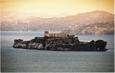 De gevangenis op Alcatraz Island in San Francisco - Foto op Forex - 90 x 60 cm