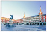 Casa de la Panadería op het Plaza Mayor in Madrid - Foto op Akoestisch paneel - 150 x 100 cm