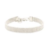 Mint15 Geweven armband 'Just Silver'