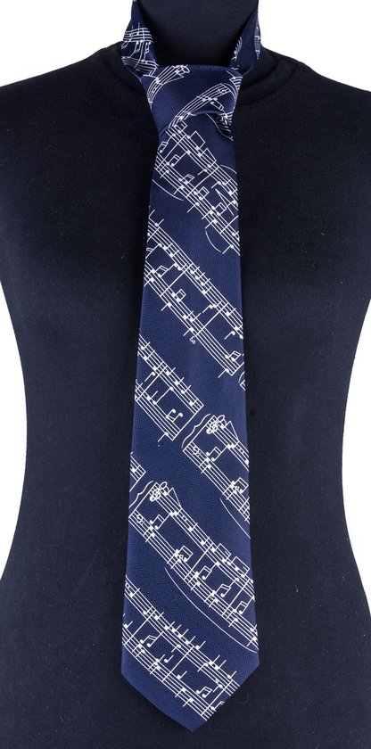 Partition cravate, bleue