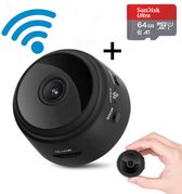 Noiller Verborgen wifi camera met app - Wifi camera - Spy camera - Verborgen camera - Draadloos - Met 64GB SD kaart