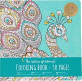 Kleurboek voor volwassenen "The Nature of Animals" 30 Kleurplaten