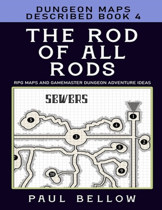 RPG Maps and Gamemaster Dungeon Adventure Ideas-The Rod of A ... - cover
