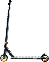 Bewegt Stuntscooter Next Level Matt Black / Gold, met ABEC 9 kogellagers, freestyle kickstep, voor kinderen en volwassenen