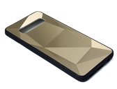 Samsung Galaxy S10 PLUS - S10+ | Spiegel Facet hoesje | Beschermhoesje - Backcover | Spiegelhoesje - Mirrorcase | Diamant - Diamond | GOUD - GOLD