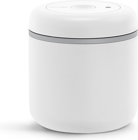Fellow Atmos Vacuum Canister - 0.7l Matte White Steel
