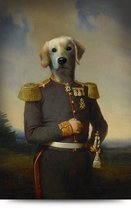 Maison de France - Canvas Hondenportret labrador - heer - canvas - 100 x 150 cm