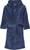 Playshoes - Fleece badjas met capuchon - Donkerblauw - maat 146-152cm