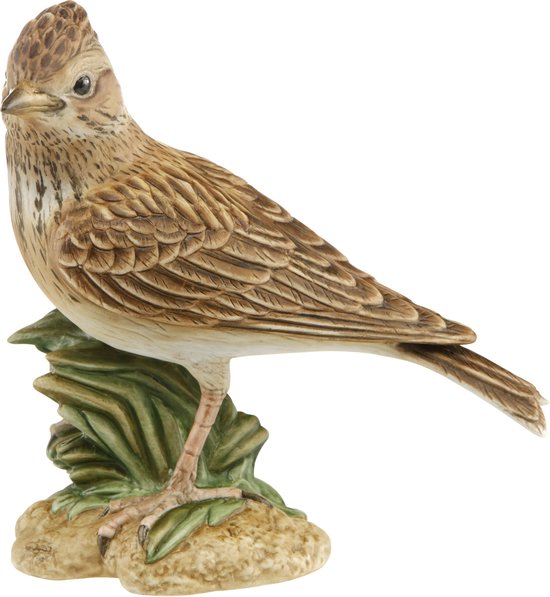 Goebel - Vogels | Decoratief beeld / figuur Vogel van het jaar 2019 - veldleeuwerik | Porselein - 14cm