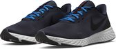 Nike Revolution 5 Hardloopschoen Sportschoenen - Maat 43 - Mannen - donker blauw - zwart