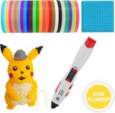 3D Pen Starterspakket 3d pen Speelgoed Tekenset – Inclusief 30 Meter Filament – lage temperatuur 90-110 – 1/  2 Vingerbeschermers – Met 3D Tekenbord – Tekenen En Knutselen Kinderen