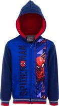 Spiderman Marvel Hoodie met rits - Sweater met capuchon. Maat 122 cm / 7 jaar.