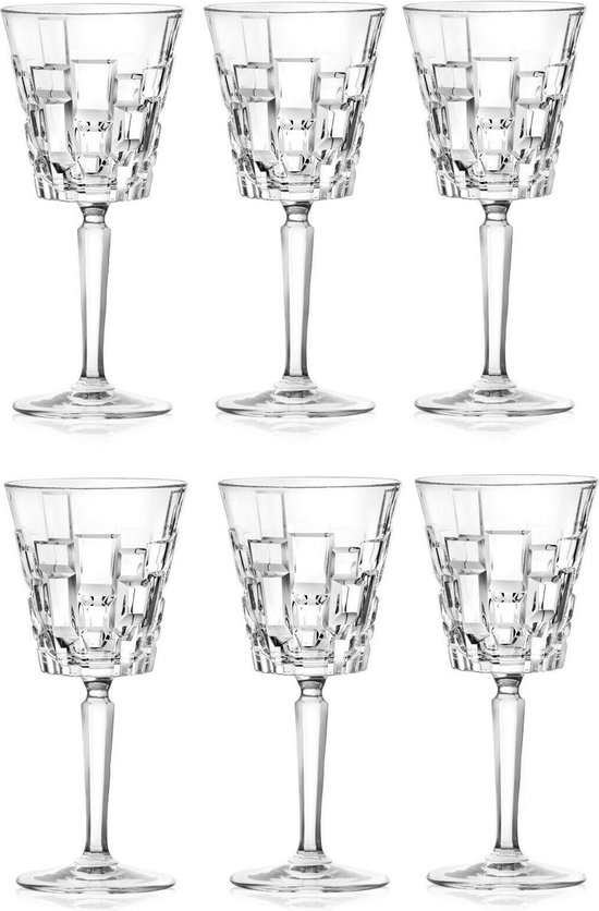 RCR - Witte wijn glazen van KRISTAL - ETNA lijn - 6 stuks | bol.com
