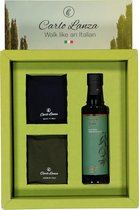 Heren cadeaubox: Carlo Lanza Italiaans pakket sokken met olijfolie -  Maat: One size