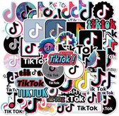 TikTok 50 Stickers voor kinderen|Stickers|TikTok|50 stuks