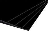 Foamboard Kangaro zwart 50x70 cm, 5mm dik, 10 stuks, 2 zijdig mat papier