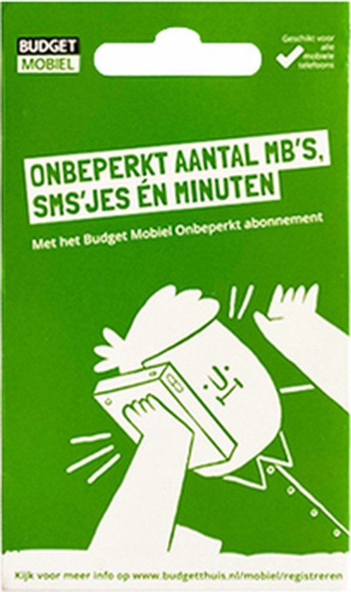 Fabel Onveilig Preek Budget Mobiel Simkaart Sim Only Abonnement - onbeperkt bellen & Data |  bol.com