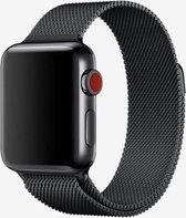 Apple Watch bandje 38-40 mm - zwart - hoge kwaliteit