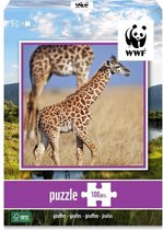 WWF Puzzel 100 stukjes Giraffen