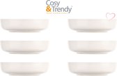 Cosy&Trendy BALTIC WHITE DIEP BORD D18,5XH5CM, set van 6