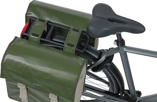 Basil Urban Load Dubbele Fietstas - 48-53 Liter - Mosgroen van Basil — afbeelding 5