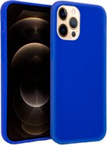 iParadise iPhone 13 Pro Max hoesje blauw siliconen case hoesjes cover hoes
