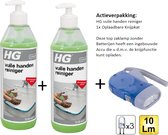 HG vuile handen reiniger - 2 stuks + Zaklamp/Knijpkat