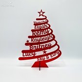 [Nice Little Things] - Familie Kerstboom - Kunststof - Rood