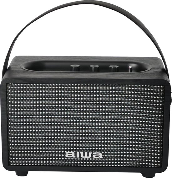 Aiwa MI-X100 Retro bluetooth speaker 20 Watt - zwart