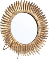 Staande Spiegel - Spiegel Rond - Spiegels - Goud - Brons - 30 cm breed