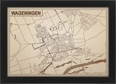 Decoratief Beeld - Houten Van Wageningen - Hout - Bekroned - Bruin - 21 X 30 Cm