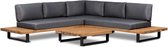 Cuba Boston hoek loungeset 3 delig acacia hout