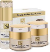 Multi-active Set: Serum, Dag & Nachtcrème Hyaluronzuur met Collageen en Black Kaviar - 50ml