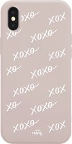 xoxo Wildhearts case voor iPhone XS Max - XOXO XL Beige - xoxo Wildhearts Case