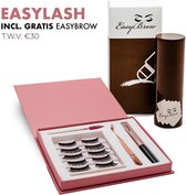 EasyLash Magnetische Wimperset – Incl. GRATIS EasyBrow wenkbrauw kit zwart t.w.v. €30 – Lashes – Lash lift - Wimpers - Wimperextensions – Wenkbrauw stempel – Wenkbrauw sjabloon