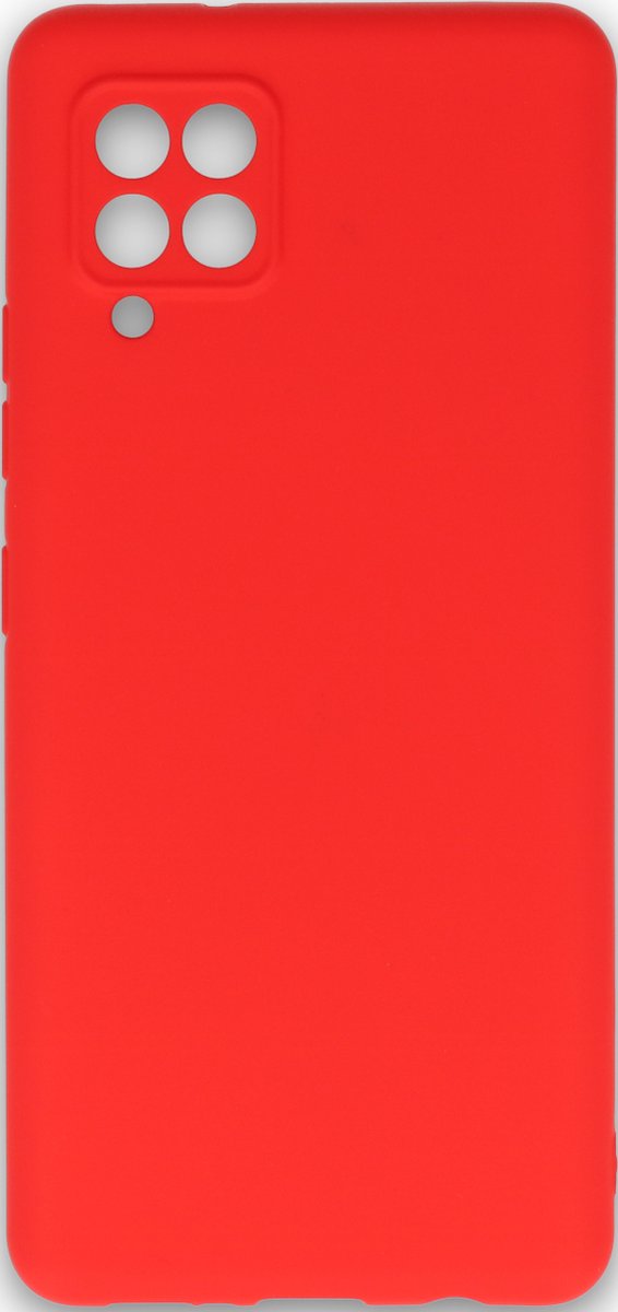 HB Hoesje Geschikt voor Samsung Galaxy A22 5G - Rood - Siliconen Back Cover
