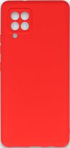 Samsung Galaxy A22 5G Hoesje Rood - Siliconen Back Cover