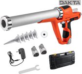 Dakta® Kitpistool Elektrisch | Professioneel | met 2 Accu's & Accessoires | Complete Deluxe Set