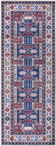 Loper Kazak Tizab Elle Decoration - blauw/meerkleurig 80x200 cm