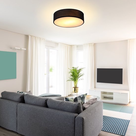 LVWIT Plafondlamp, industrieel, metaal, E27, plafondverlichting, 4 lampen, zwart, zijlengte 35 cm, vierkant, retro, plafondlamp voor hal, slaapkamer, woonkamer, restaurant (lamp niet inbegrepen LVWIT Plafondlamp, industrieel, metaal, E27, plafondverlichting, 4 lampen, zwart, zijlengte 35 cm, vierkant, retro, plafondlamp voor hal, slaapkamer, woonkamer, restaurant (lamp niet inbegrepen