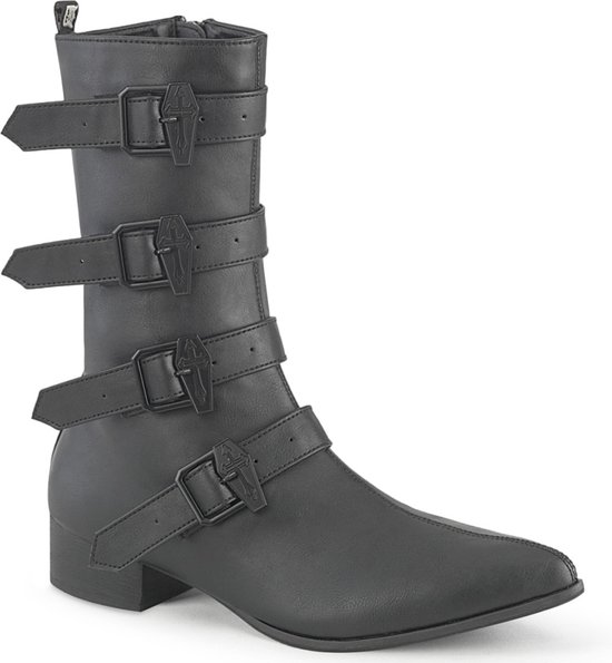 DemoniaCult - WARLOCK-110-C Laarzen - US 7 - 39 Shoes - Zwart