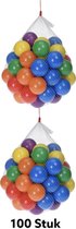 Ballenbak Ballen - Plastic Speelballetjes Set Van 100 Stuks - 7 CM Mix Kleur