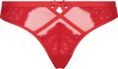 Hunkemöller Lingerie Dames String Pauline  - Rood - maat XS