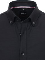 Heren Overhemd Met Stretch Grijs Button Down Boord Venti - XL